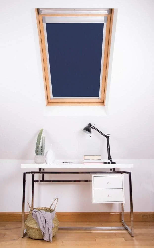 Bloc Skylight Rollo M4 A für Dakstra Dachfenster Blockout, Marineblau M4A Dakstra Marineblau, M4A Da