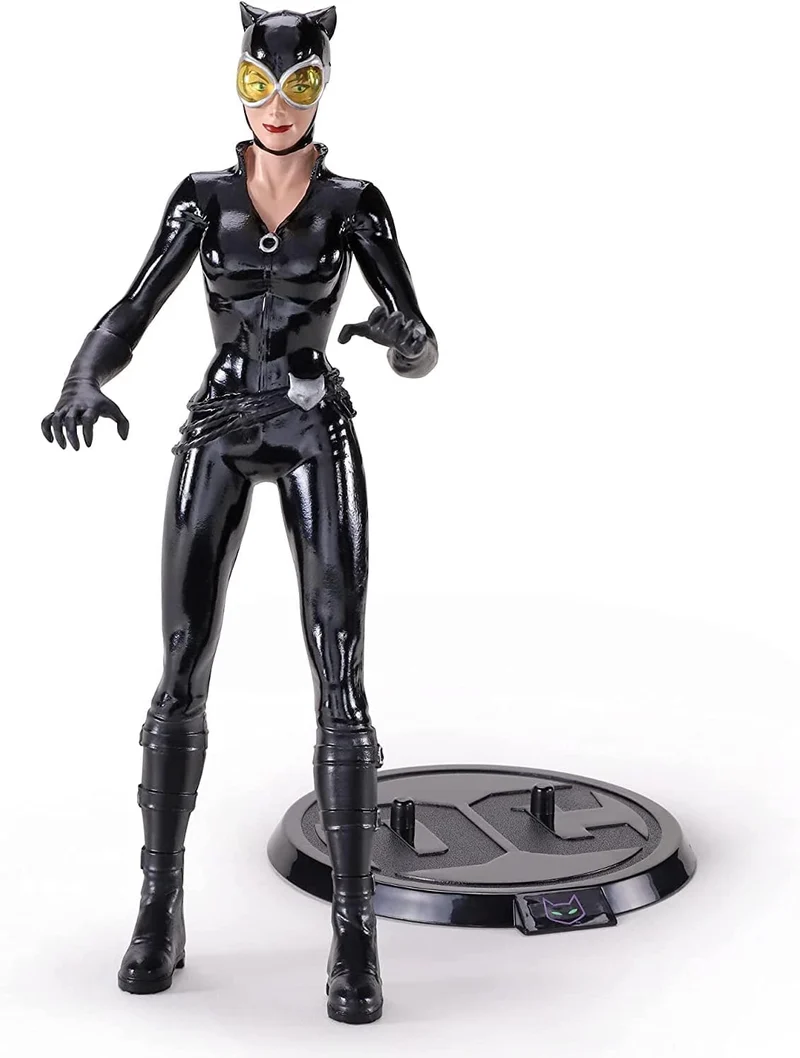 The Noble Collection DC Bendyfigs Catwoman (Comic) - 7.5in (19cm) Noble Toys Bendable Figure Posable