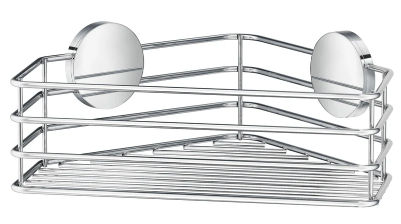 Smedbo Eck Dusche Korb Design selbstklebend aus verchromtem Edelstahl, silber