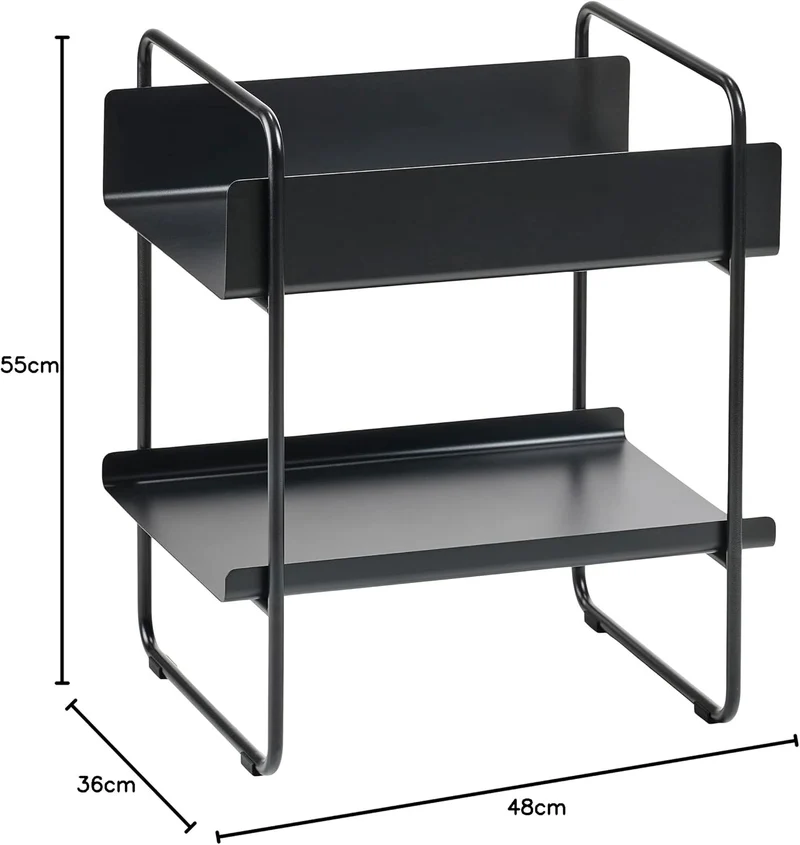 Zone Denmark A-Console Table Konsolentisch, Beistelltisch und Dekotisch aus Metall, 48 x 35,6 x 55,5
