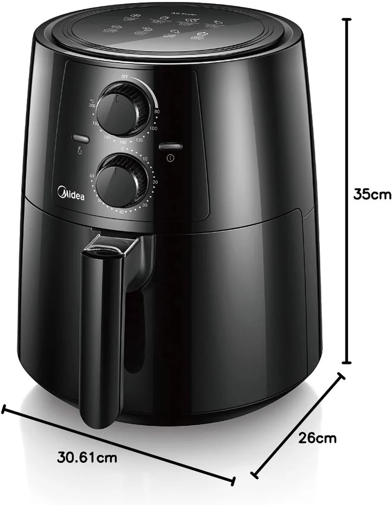 Luftfritteuse MF-TN35A2 MIDEA Haus ohne Öl