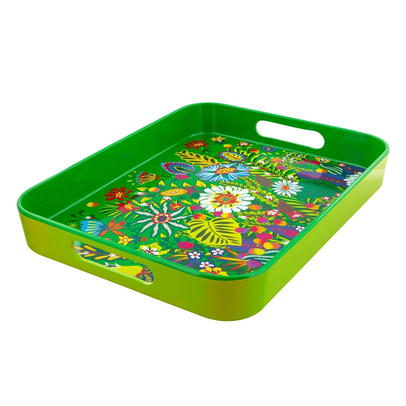 Pylones, Serviertablett Apéritime Frühling Melamin 33 x 26 x 4,5 cm, 27306 PRT