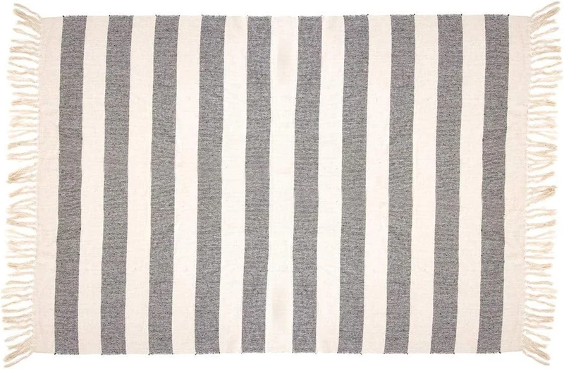 Sass & Belle Scandi Boho Stripe Blanket Throw
