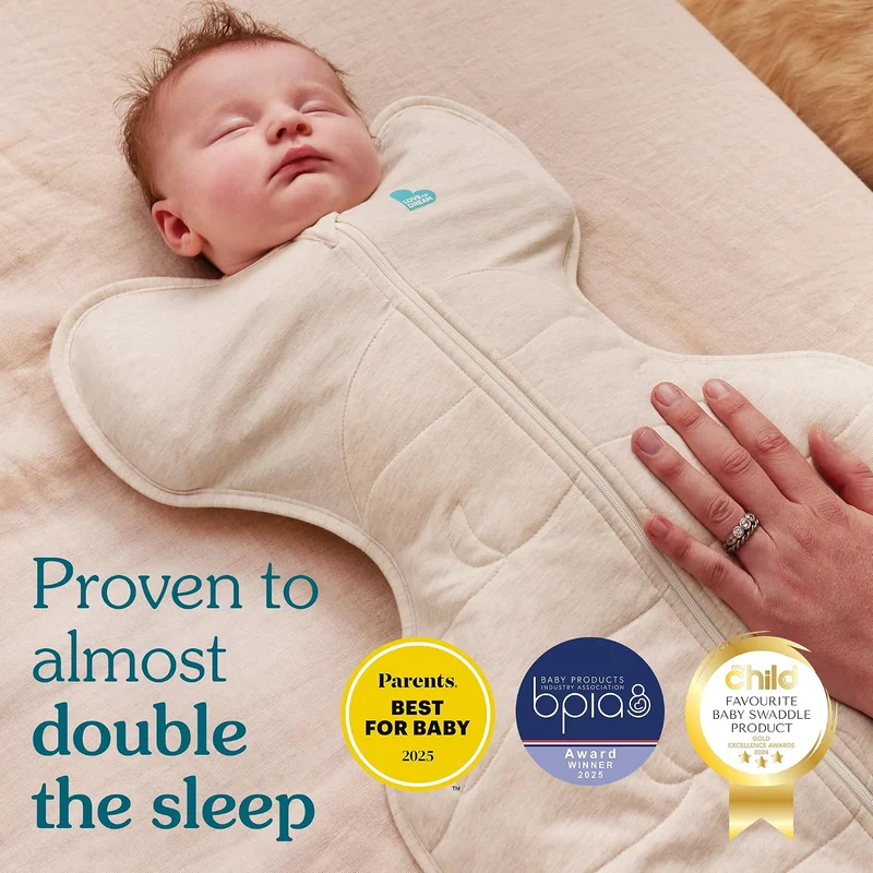 Love To Dream Pucksack Lite, Baby Erstausstattung Small (3,5-6 kg), ideal für warme Temperaturen 24-