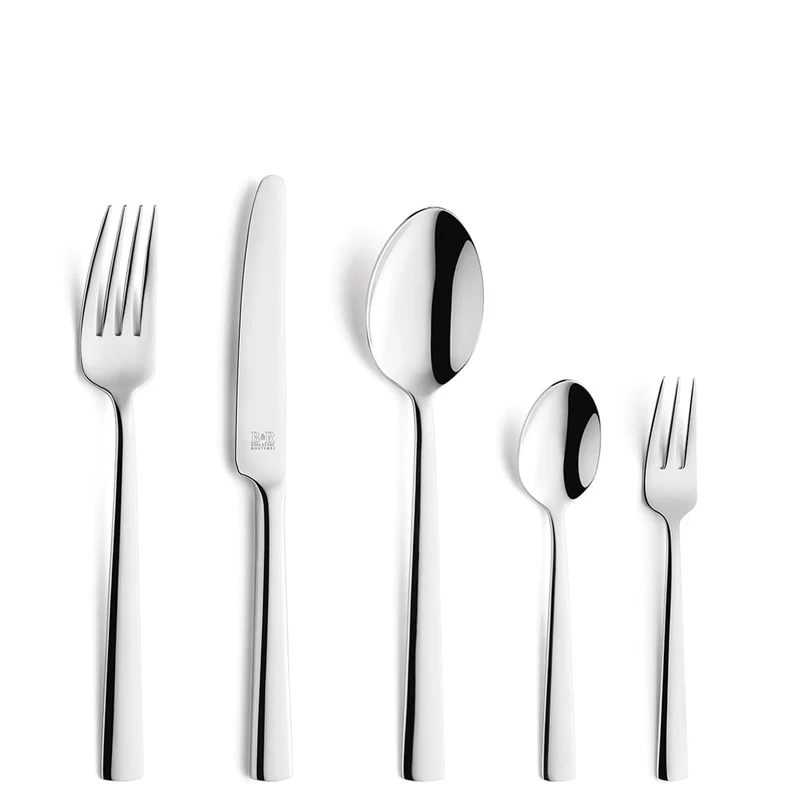 Beckmann & Rommerskirchen Besteckset 30-teilig 3591 MANO | Spülmaschinengeeignet | Satiniert | Essbe