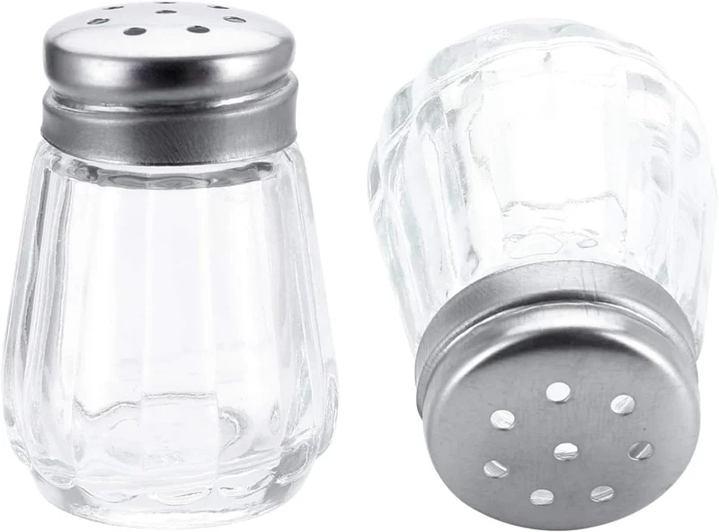 TOPZEA Set mit 30 Salz- und Pfefferstreuer, Mini-Salz- und Pfefferstreuer, Gewürzstreuer, Glas, Küch