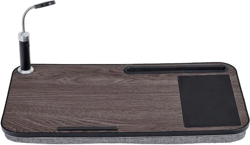 Teamson Home Tragbarer Schoss-Schreibtisch für Laptop-Computer mit gepolstertem Boden, abnehmbarem L