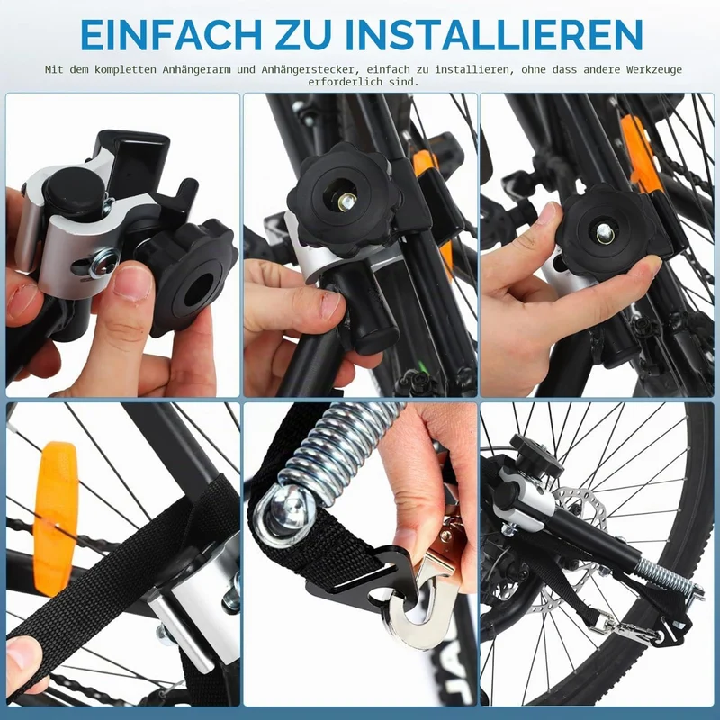 Homoyoyo Fahrradanhänger Kupplung,Fahrradanhänger Kupplung Adapter,Fahrradkupplung Anhängerkupplung