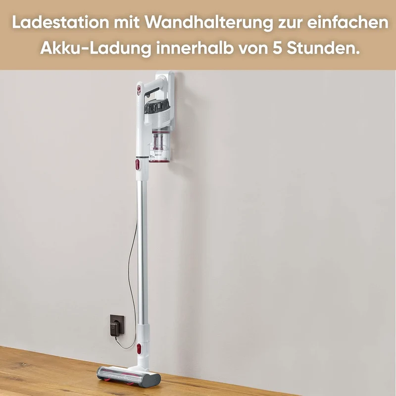 SEVERIN 2-in-1 Stiel- und Handstaubsauger, Akku Staubsauger mit bis zu 40 Min. Laufzeit, kabelloser