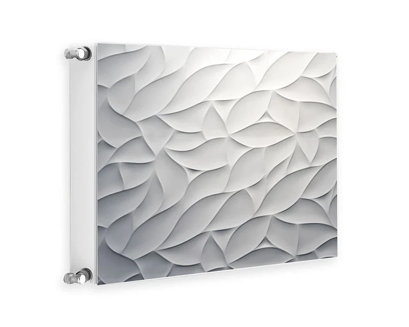 TMK Magnet Heizkörperabdeckung, Heizkörperverkleidung 60x60 cm, Muster Grau, 60x60 cm