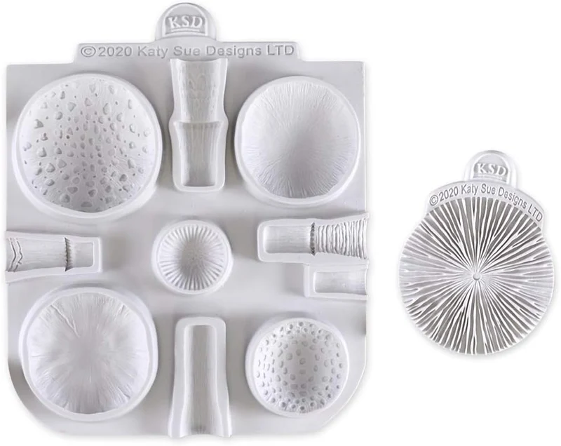 Katy Sue Designs Flower Pro Fliegenpilze & Pilze Silikonform & Veiner für Kuchendekoration & Basteln