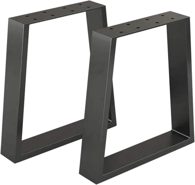 [en.casa] Tischgestell Marstal Tischkufen im 2er Set für Couchtischen Tischbeine 42 x 40 cm Möbelfüs