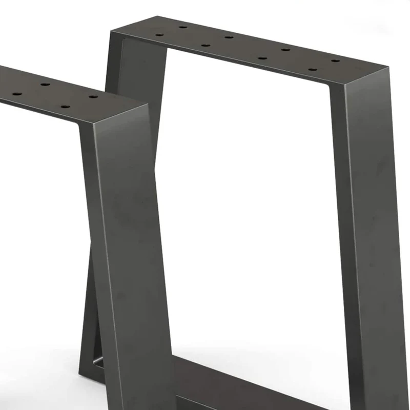 [en.casa] Tischgestell Marstal Tischkufen im 2er Set für Couchtischen Tischbeine 42 x 40 cm Möbelfüs