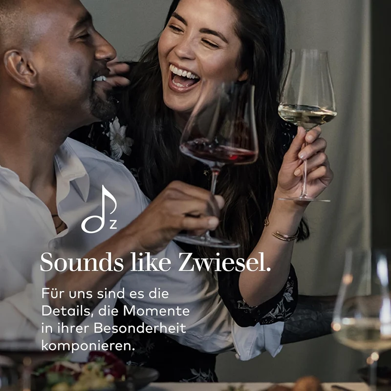 Zwiesel Glas Champagnerglas Vervino (2-er Set), edle Sektgläser mit Moussierpunkt, spülmaschinenfest