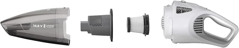 CONCEPT Hausgeräte, Concept Handstaubsauger VP4370 Perfect CLEAN 14,8 V Wet and Dry, Weiss, 0.45 lit