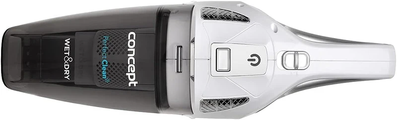 CONCEPT Hausgeräte, Concept Handstaubsauger VP4370 Perfect CLEAN 14,8 V Wet and Dry, Weiss, 0.45 lit