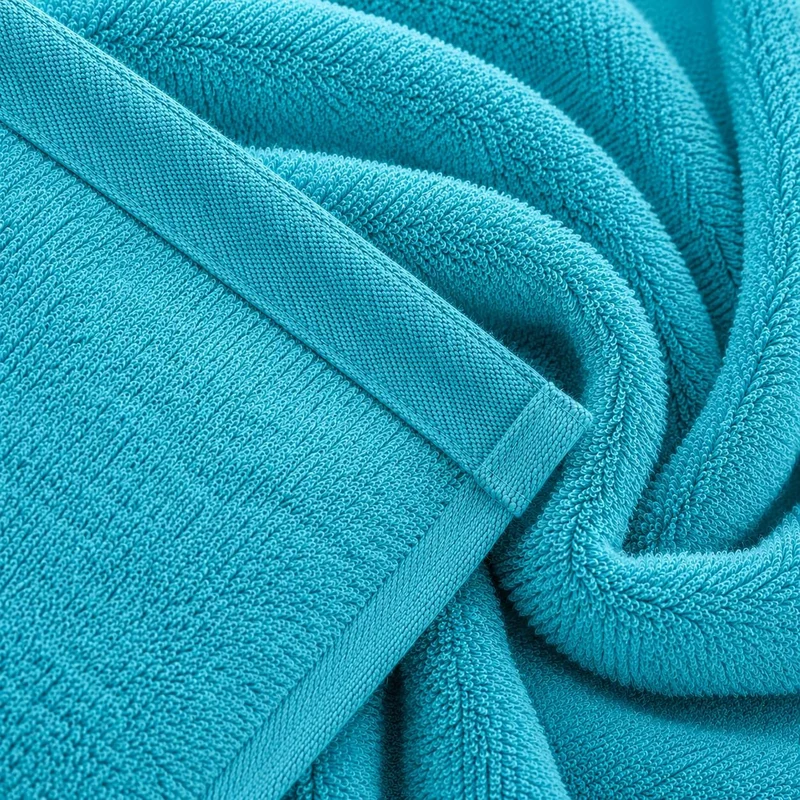 Komfortec 8er Handtücher 50x100 cm Set aus 100% Baumwolle, 470g/m², Frottee, Weich, Türkis 8x Handtü